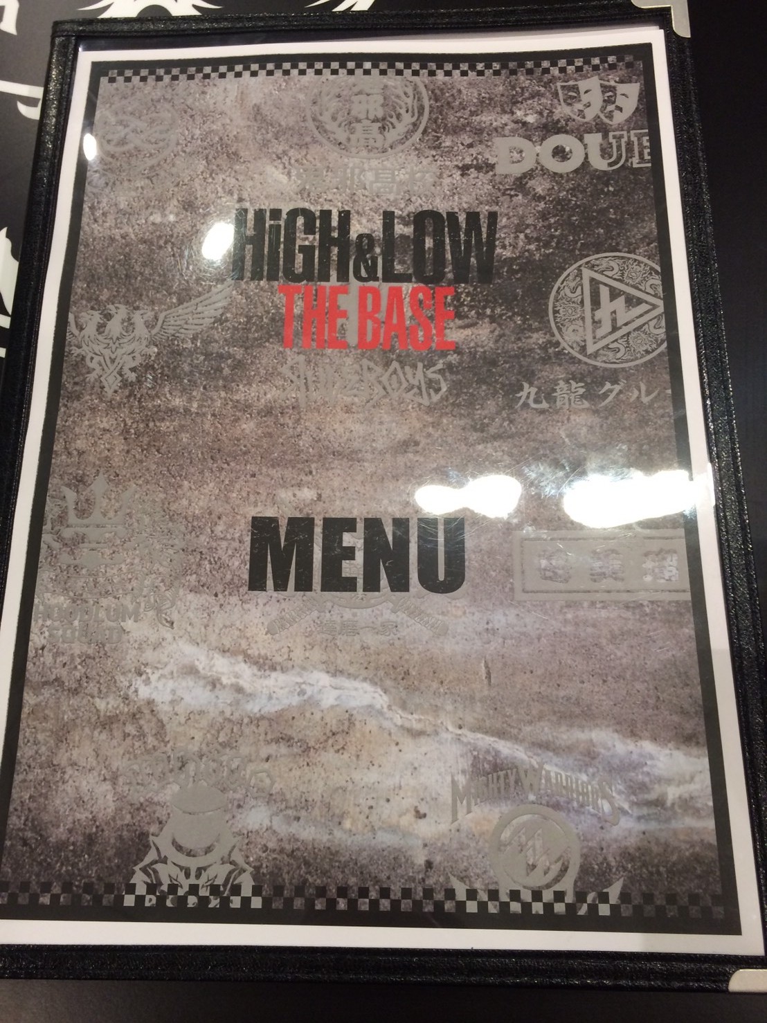 HiGH&LOW THE BASEオリジナルメニュー・飲食ブース